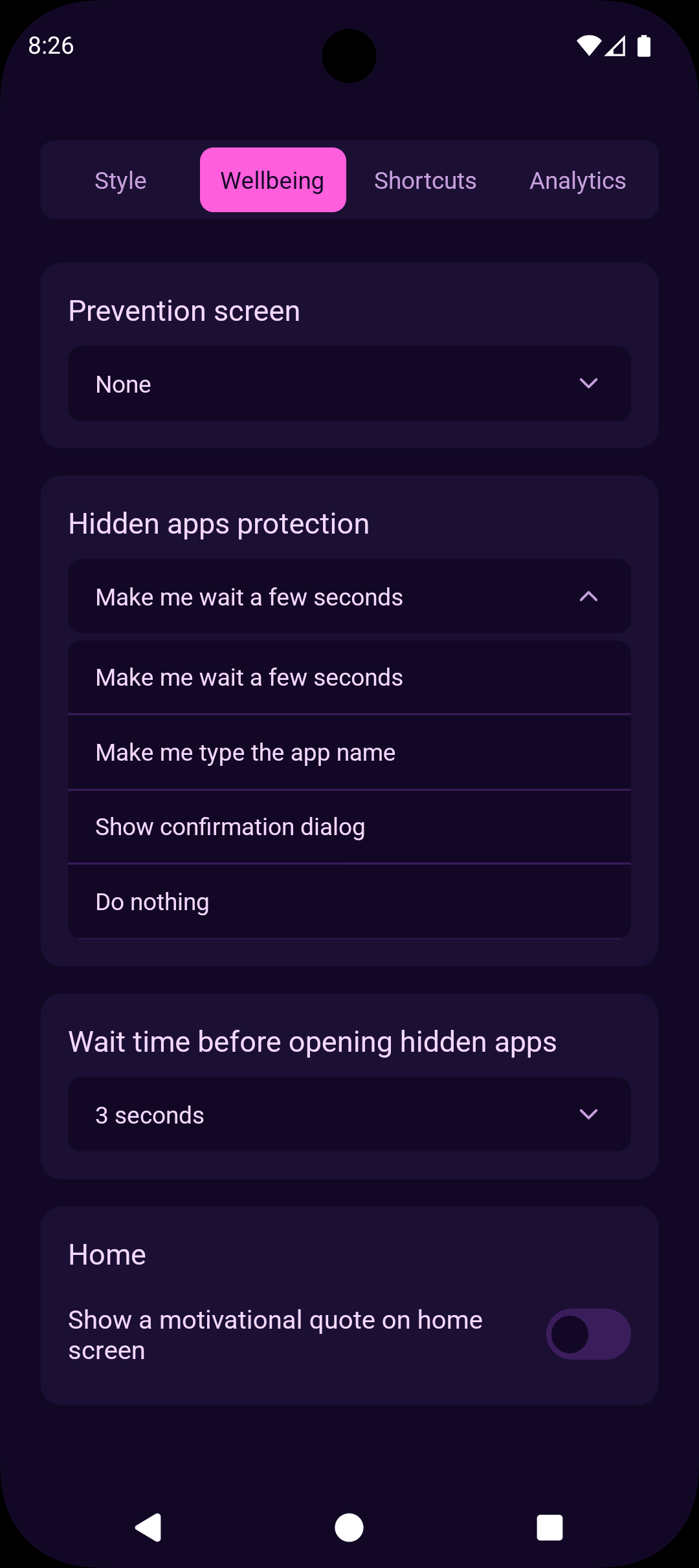 Evolve Launcher screenshot 4