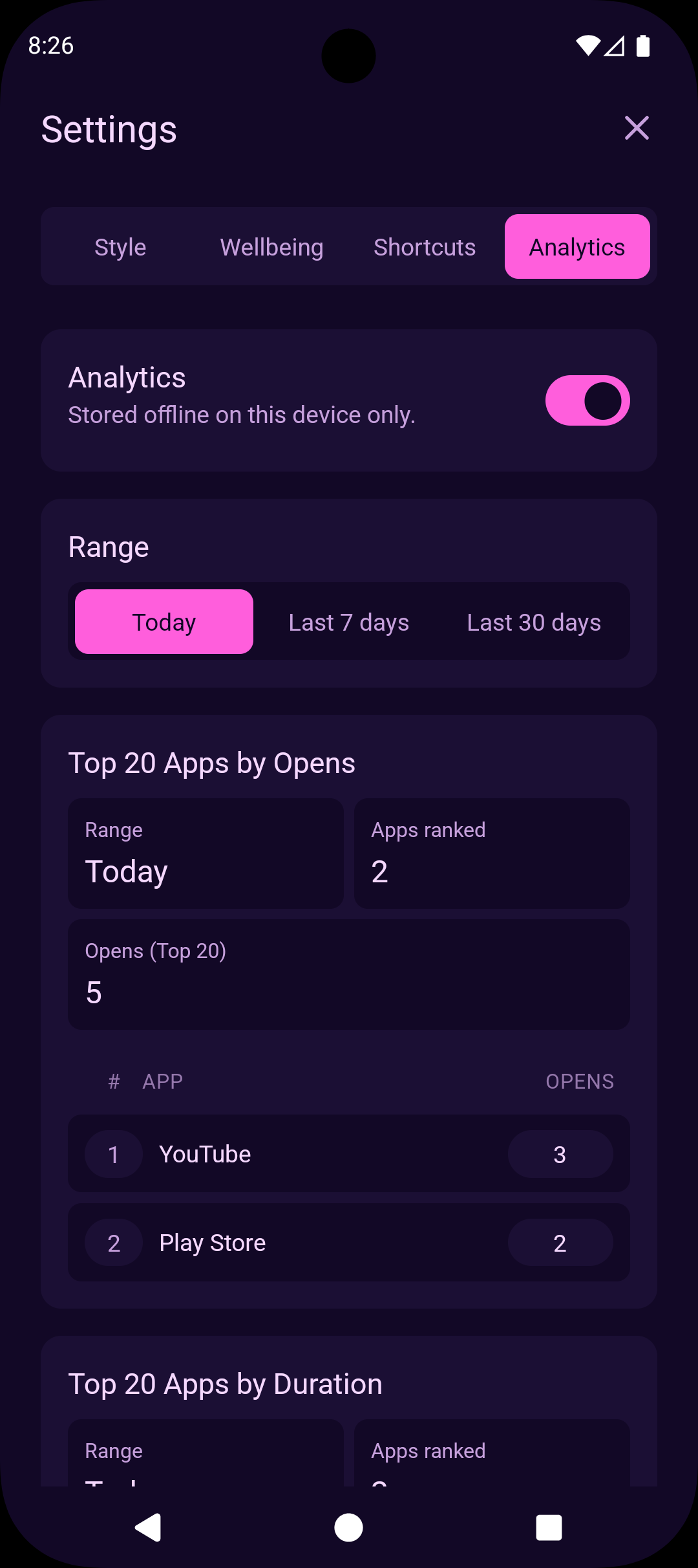 Evolve Launcher screenshot 6